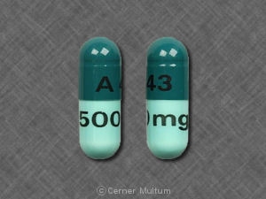 what does cephalexin 500 mg capsules look like