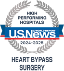 USNWR Heart Bypass Surgery badge