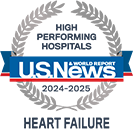 USNWR Heart Failure badge