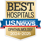 USNWR Best Hospitals Badge for Ophthalmology 2023-24